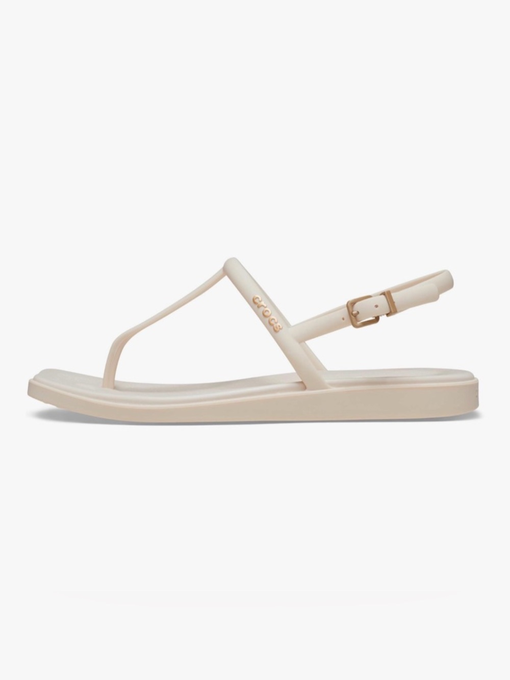 Crocs Women's Miami Thong Sandal, Ivory Thong Sandal - Picture 4 of 6